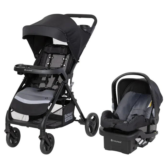 Sonar Seasons Travel System with Airflow and EZ-Lift – Black