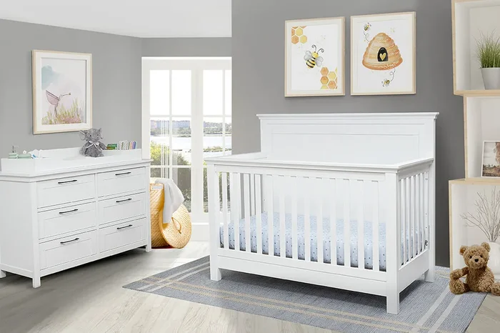 Sorelle Luna Groupage Set (Crib, Double Dresser and Topper)