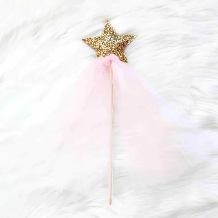 Sparkle Magic Wand – Gold/pink