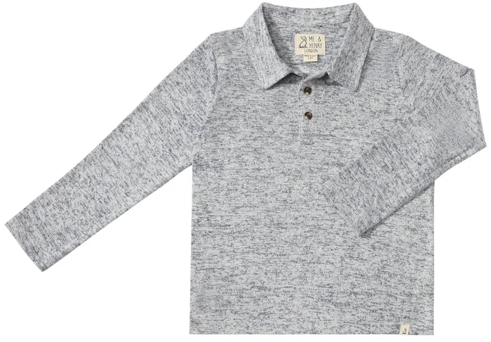 Spencer Polo | Heathered Navy