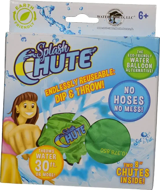 Splash Chute 2pk 8 ” Reusable Eco-friendly water balloons