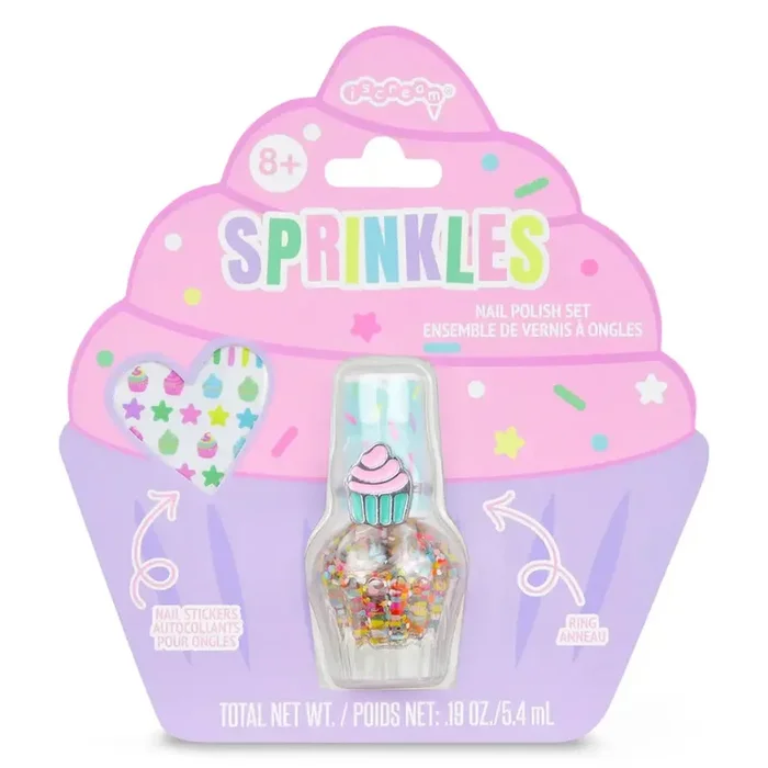 Sprinkles Nail Polish and Ring Set