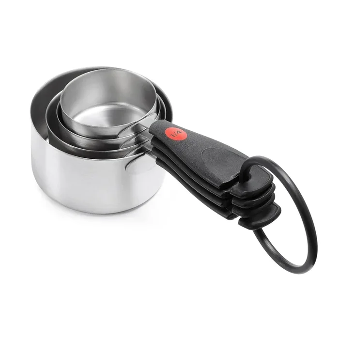 Stainless Steel Measuring Cups – 5-Piece Set