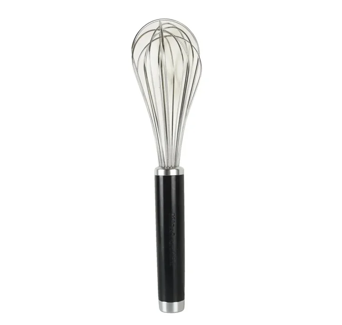 Stainless Steel Utility Whisk – Black