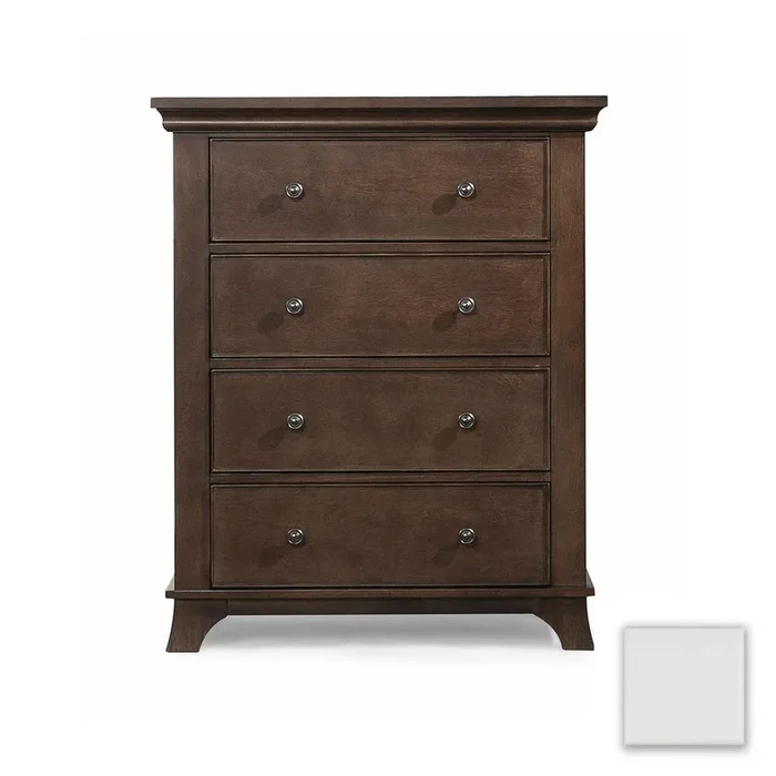 Stella Baby and Child Kensington Collection 4 Drawer Dresser in White