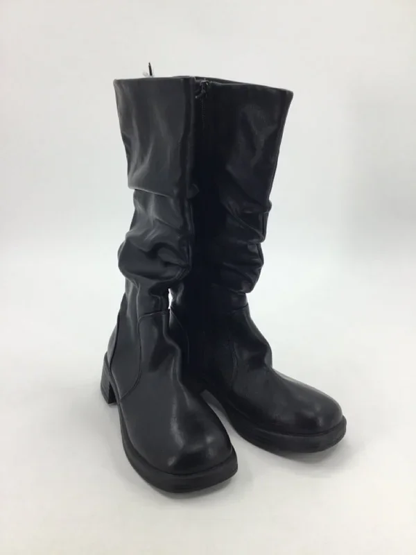 Steve Madden Child Size 2 Youth Black Boots