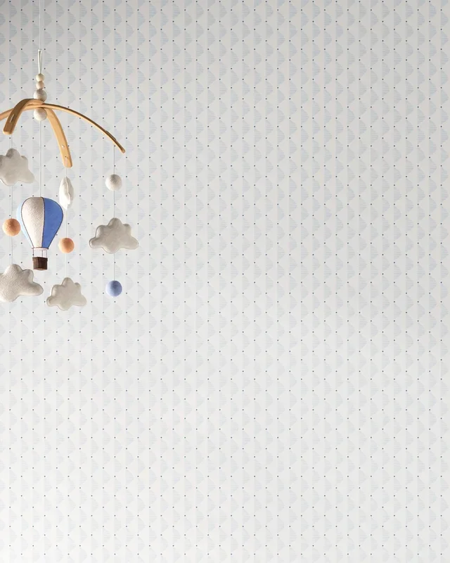 Stitched Scallop Wallpaper