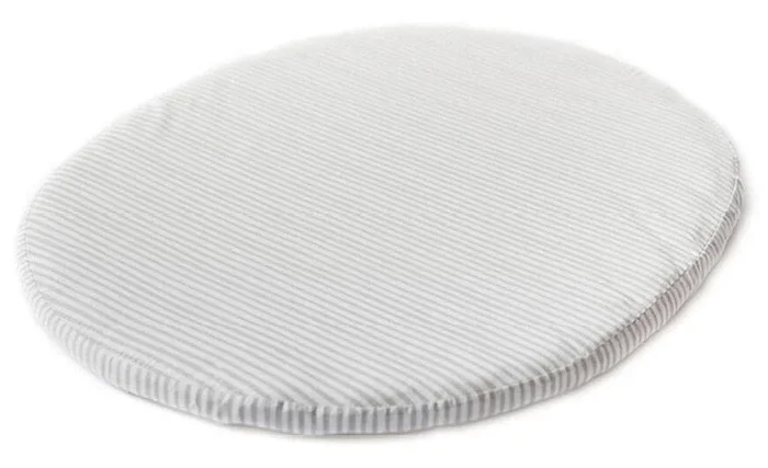 Stokke Sleepi Mini Fitted Sheet by Pehr – Stripped Away Pebbles