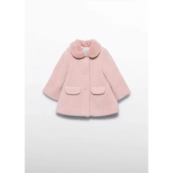 Structured knit coat