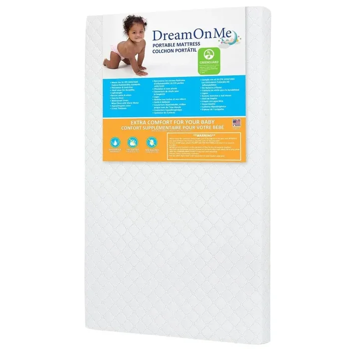 Sunset 3” Extra Firm Fiber Crib Mattress
