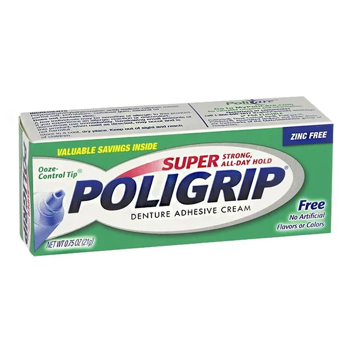 Super Poligrip Denture Adhesive Cream – 0.75 oz.