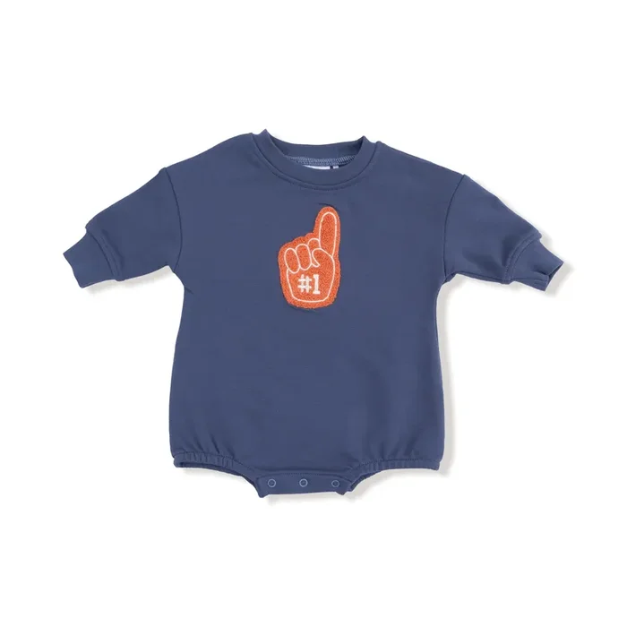 Sweatshirt Bubble With #1 Patch