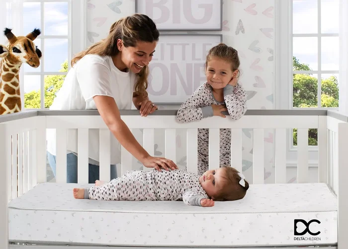Sweet Beginnings Two-Stage Crib and Toddler Mattress