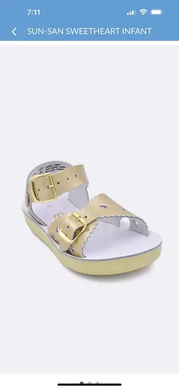 Sweetheart Sandals gold