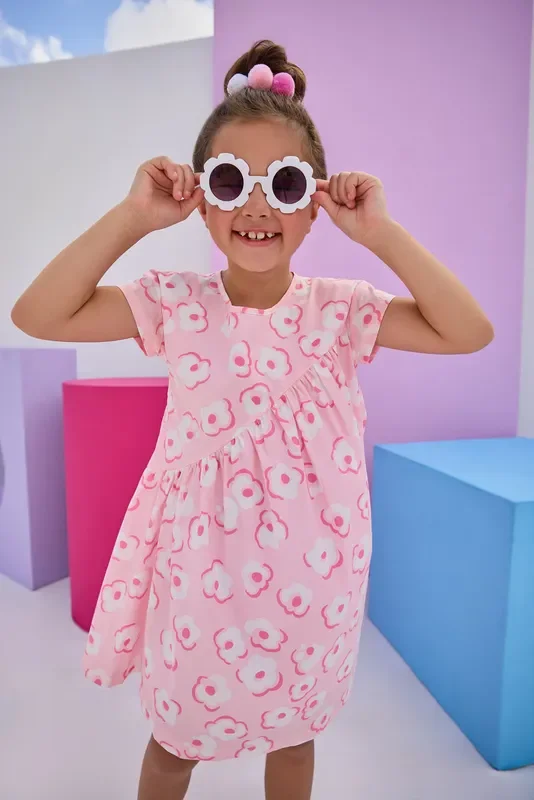 Swoop Dress – Marshmallow Floral