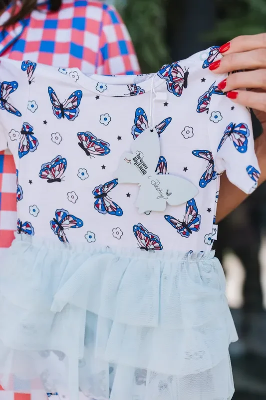 Tatum’s Freedom Flyers Dream Tutu Bodysuit Dress