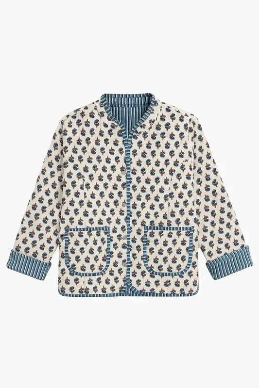 The Charlotte Jacket In Posy Cream