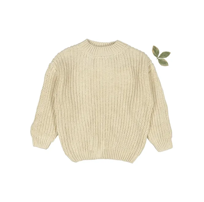 The Chunky Knit Sweater – Bone
