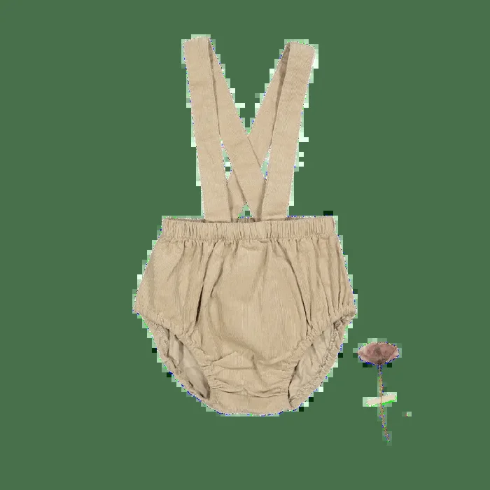 The Corduroy Romper – Beige
