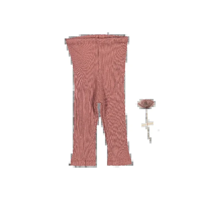 The Legging – Rosewood Ribbed