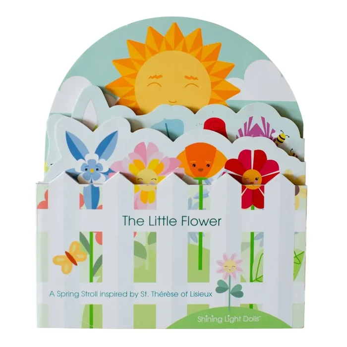The Little Flower – A Spring Stroll Inspired By St. Therese Of Lisieux Shaped Book