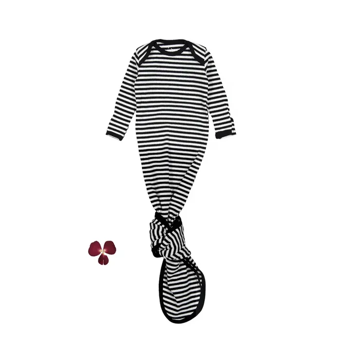 The Printed Baby Gown – Stripe
