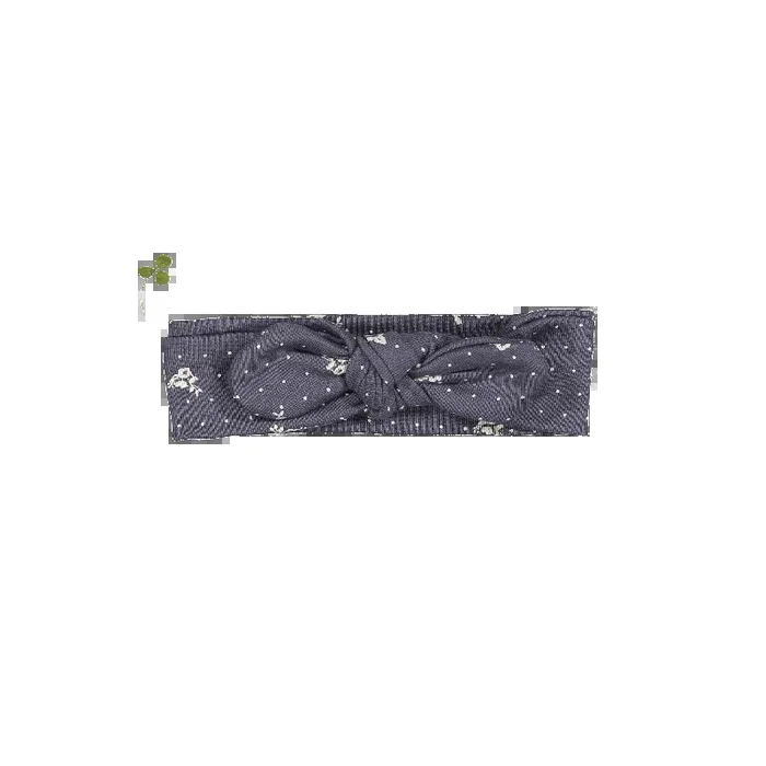 The Printed Headband – Steel Floral