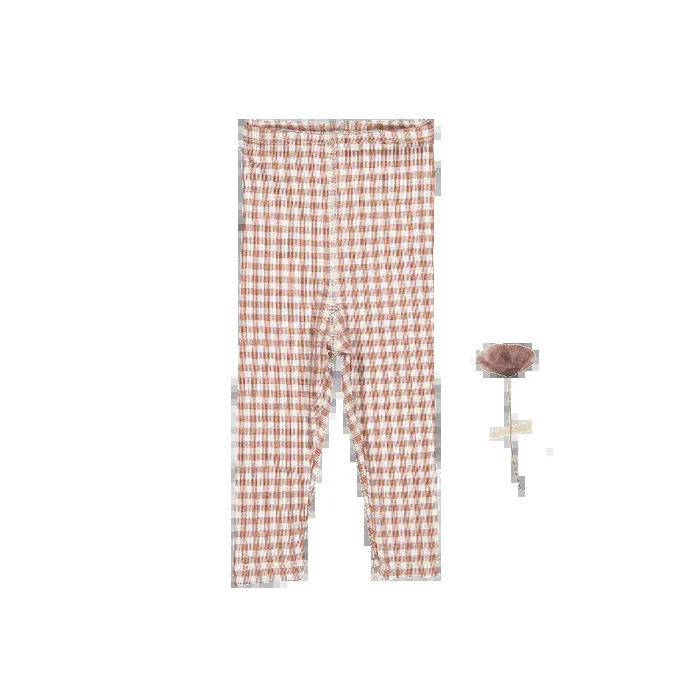 The Printed Legging – Rosewood Gingham