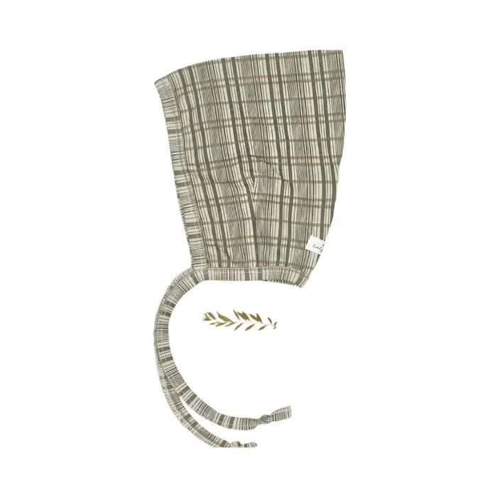 The Printed Pixie Bonnet – Plaid