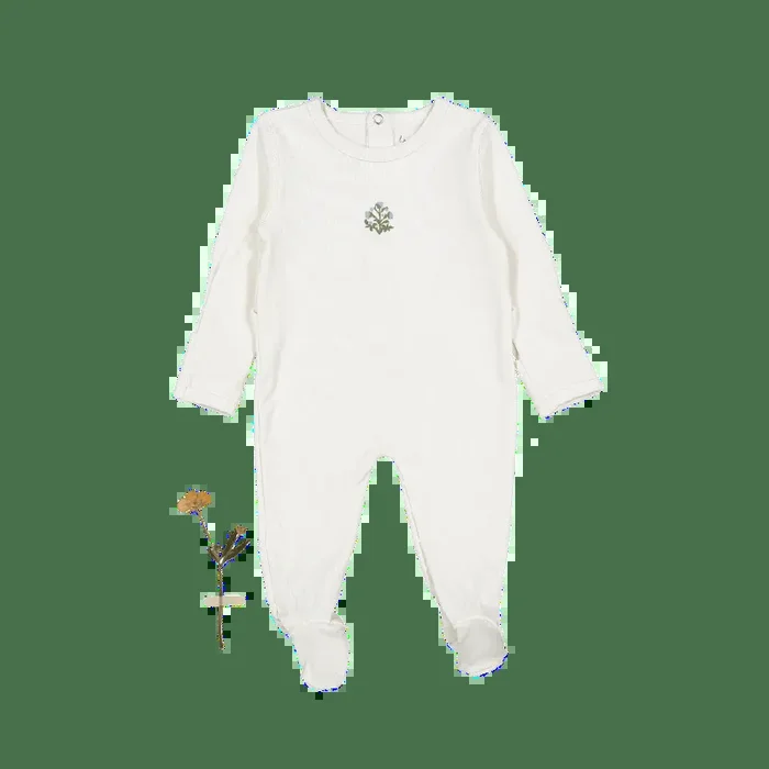 The Printed Romper – Zara Embroider Blue