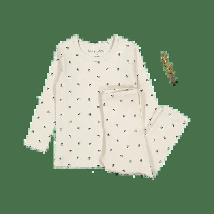 The Printed Set – Mini Stitch Blue