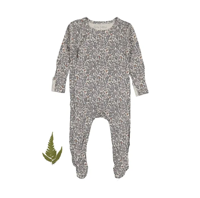 The Printed Snap Romper – Floral Cotton