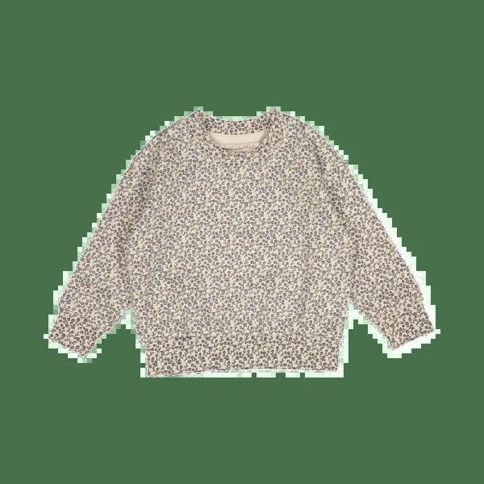 The Printed Sweatshirt – Blueberry
