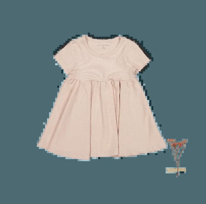 The Short Sleeve Dress – Blush