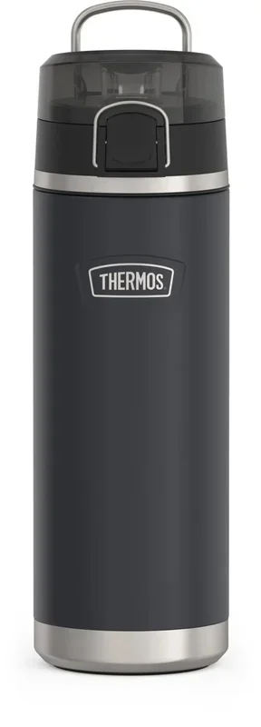 Thermos Icon Series Stainless Steel Vacuum Insulated Water Bottle with Spout – Graphite, 24oz