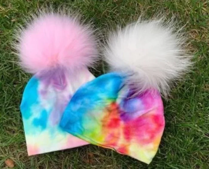 Tie Dye Baby Layette Hat
