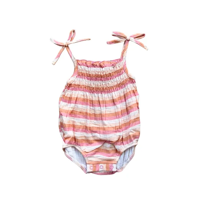 Tie-smocked Bodysuit