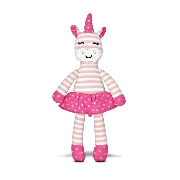 Tiny Dancing Unicorn – Pink Stripe