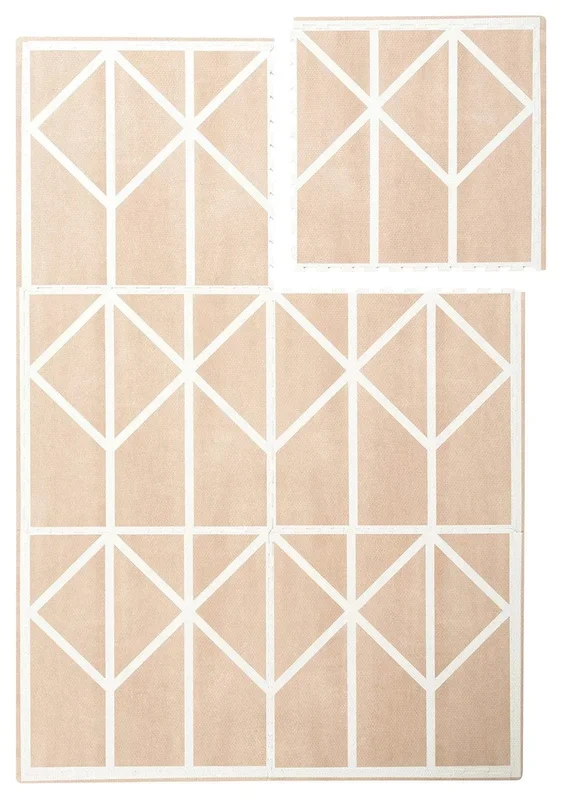 Toddlekind Printed Foam Puzzle Playmat – Nordic – Clay