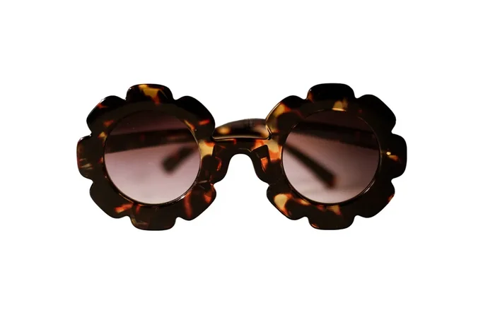 Toddler & Kid Daisy Sunglasses – Amber Tortoise