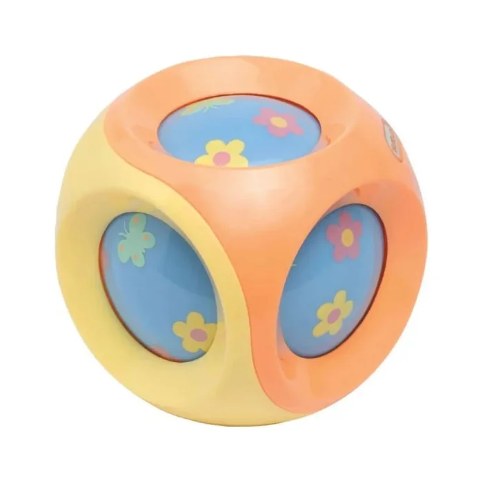 TOLO PASTEL SPINNING CHIME BALL BABY TOY