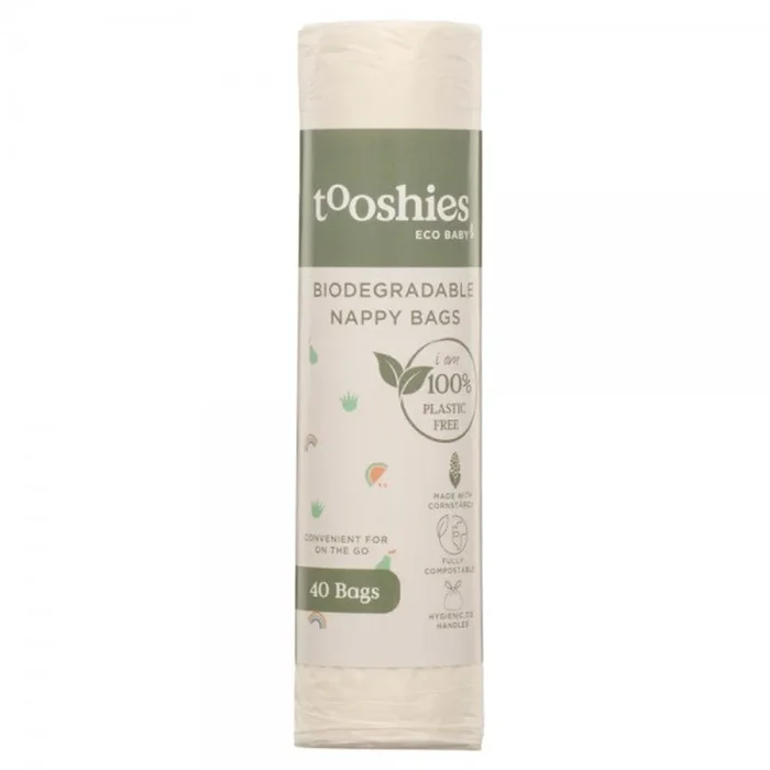 Tooshies Biodegradable Nappy Bags 40pk
