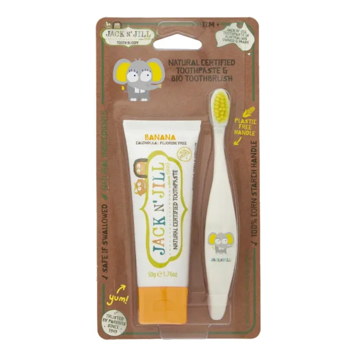 Tooth Buddy Pack – Toothbrush & Toothpaste