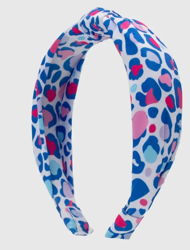 Top Knot Headband | Leopard Chic