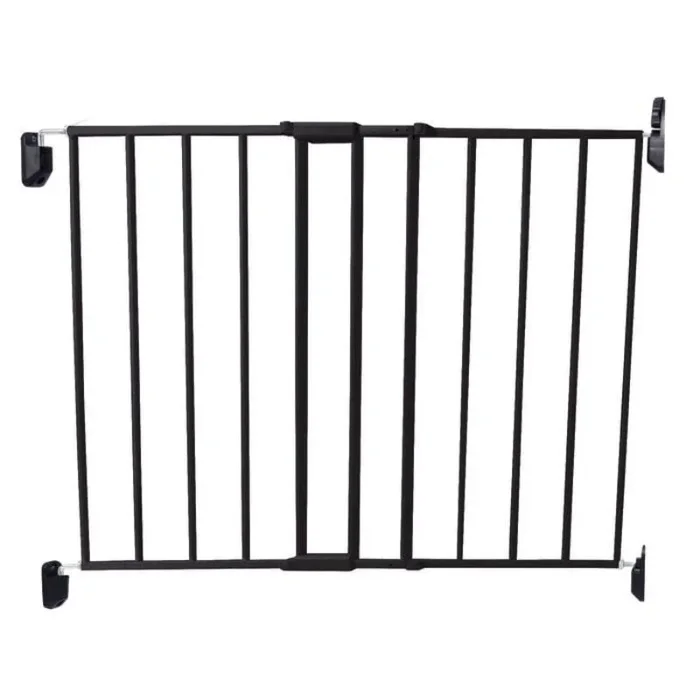 Top of Stairs Expanding Metal Gate – Black