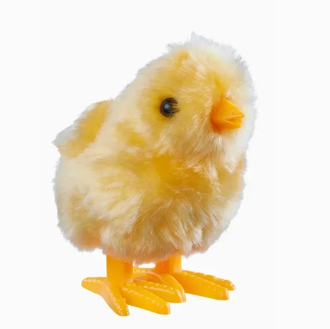 Toysmith Yellow Fuzzy Chick Wind Ups