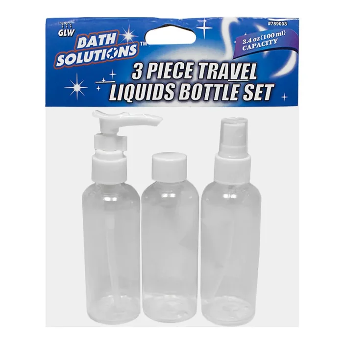 Travel Bottle Set – Pack of 3
