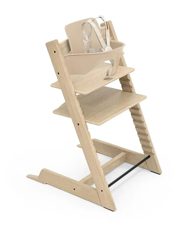 Tripp Trapp High Chair With Baby Set V2 – Oak Natural