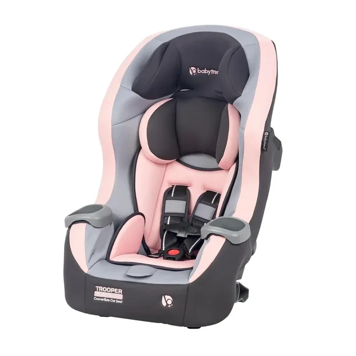 Trooper Slim 3-in-1 Convertible Car Seat – Quartz Pink
