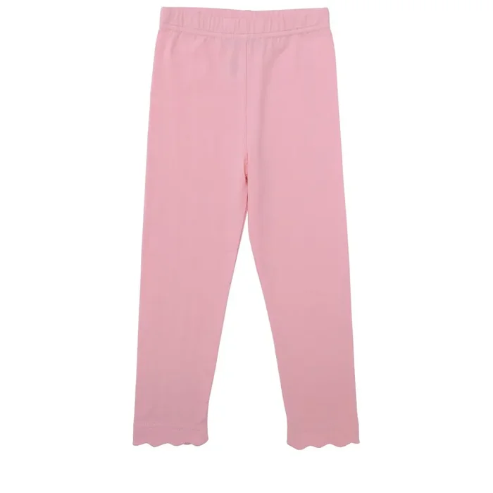 Trotter Street Light Pink Scallop Legging